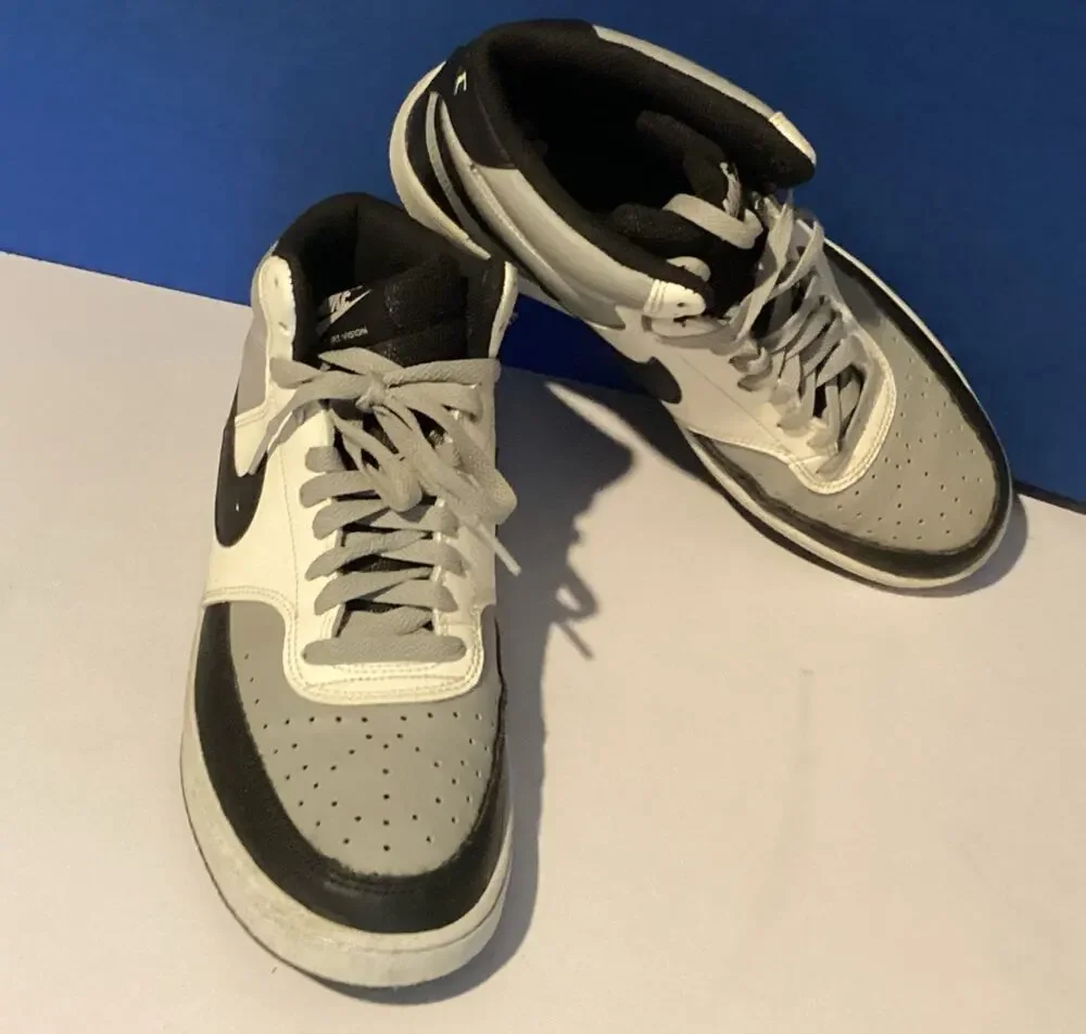Nike COURT VISION MID NN Men's Smoke Grey Black DN3577-002 Sneakers Size 8